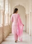 Vedeera-Pastel-Rose-Floral-Printed-Kurta-Set-Tie-Dye-Dupatta