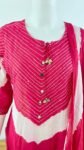 Elegant Women’s Pink Printed Cotton 3-Piece Kurta Set with Dupatta4