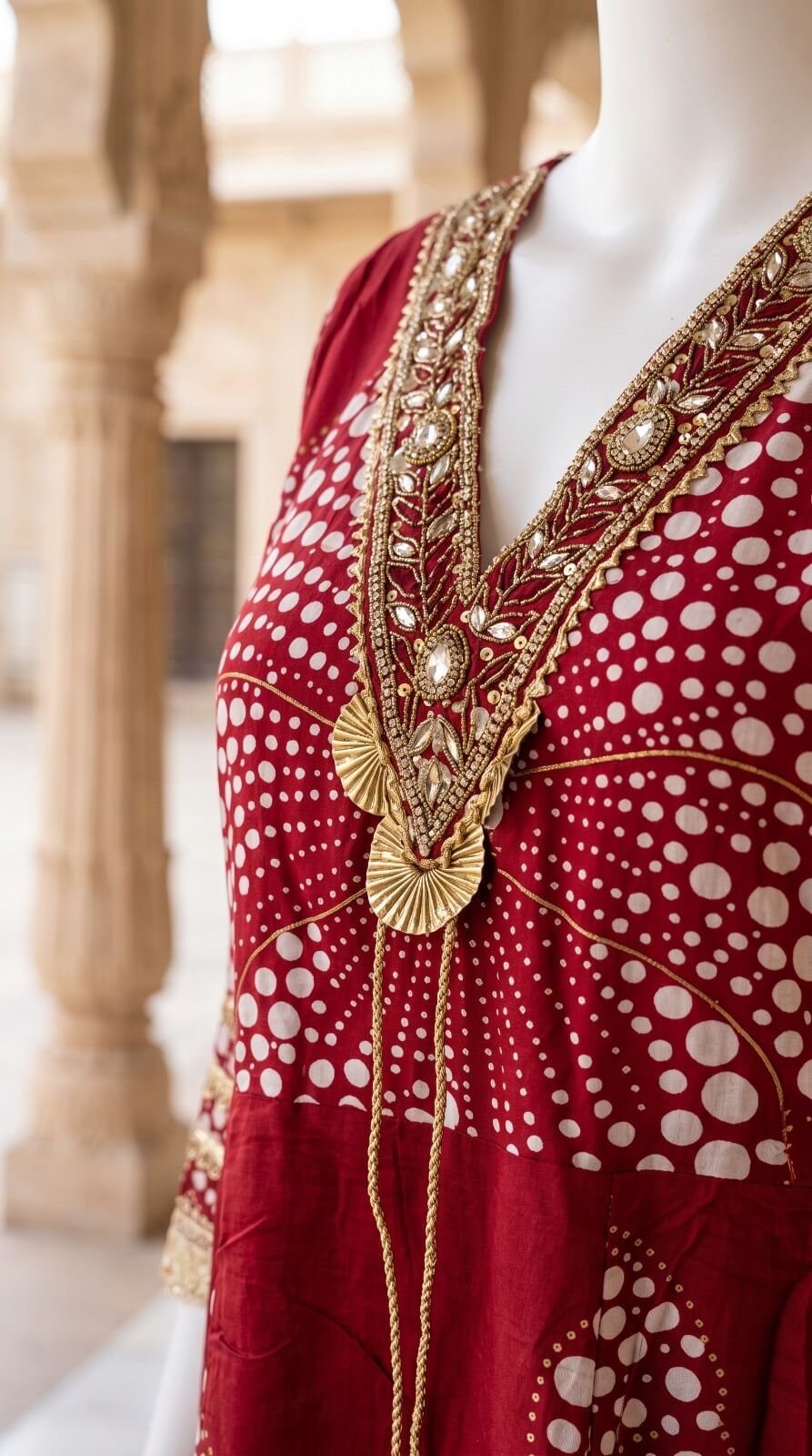 Luxurious Maroon Cotton Salwar Suit for Women5